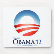 Re-Elect Obama 2012 Mouse Pads