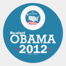 Re-elect Obama 2012 Stickers