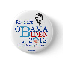 Re-elect OBAMA BIDEN in 2012 political pinback but