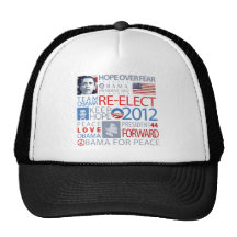 Re-elect Obama Mesh Hats