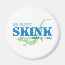 RE-ELECT SKINK REFRIGERATOR MAGNET