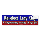 Re-elect William Lacy Clay to Congress bumper stickers