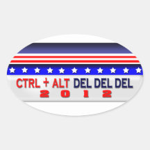 Re-Start America 2012 Oval Stickers