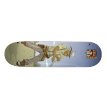 Reach for the sky! skate board deck