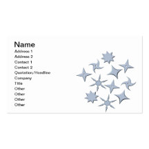 Reach For The Stars Business Card Template