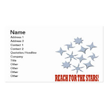 Reach For The Stars Business Cards