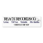 Reach Records.com bumper stickers