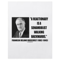 Reactionary Sonambulist Walking Backwards