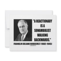 Reactionary Sonambulist Walking Backwards