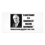 Reactionary Sonambulist Walking Backwards photo cards