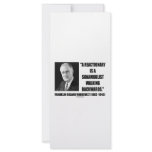 Reactionary Sonambulist Walking Backwards rack cards