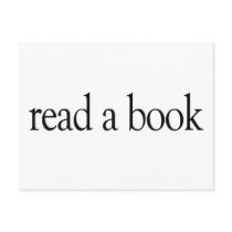 Read A Book Postcard