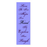 Read Bookmark business cards