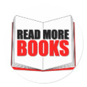 Read More Books stickers