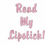 Read My Lipstick Embroidered Shirt embroidered shirts