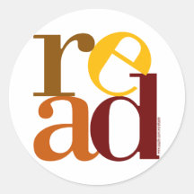 READ ROUND STICKER