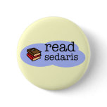 Read Sedaris Pinback Buttons
