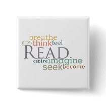 Read, Seek, Imagine Magnet (Light)