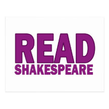 Read Shakespeare Post Card