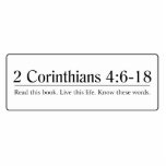 Read the Bible 2 Corinthians 4:6-18 Photo Sculptures