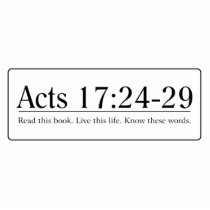 Read the Bible Acts 17:24-29 Photo Cutout