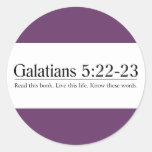 Read the Bible Galatians 5:22-23 Stickers