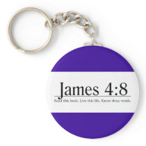 Read the Bible James 4:8 Key Chains