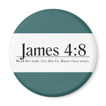 Read the Bible James 4:8 Magnet