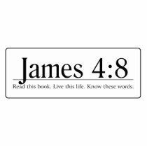 Read the Bible James 4:8 Acrylic Cut Outs