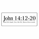 Read the Bible John 14:12-20 Acrylic Cut Outs