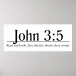 Read the Bible John 3:5 Print