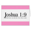 Read the Bible Joshua 1:9 cards