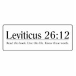 Read the Bible Leviticus 26:12 Photo Cutout