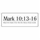 Read the Bible Mark 10:13-16 photo sculptures