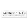 Read the Bible Matthew 5:1-12 Bumper Sticker