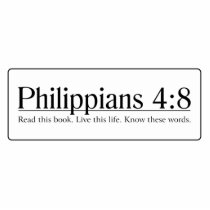 Read the Bible Philippians 4:8 Photo Sculptures
