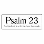 Read the Bible Psalm 23 Photo Cutout