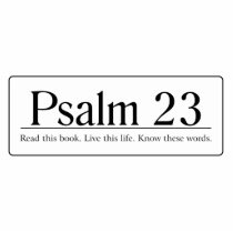 Read the Bible Psalm 23 Photo Cutout