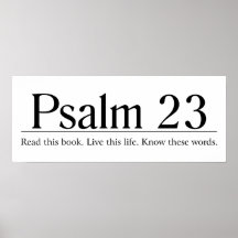 Read the Bible Psalm 23 Print