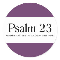 Read the Bible Psalm 23 Sticker