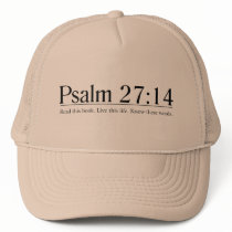 Read the Bible Psalm 27:14 Mesh Hats