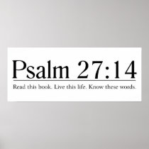 Read the Bible Psalm 27:14 Print