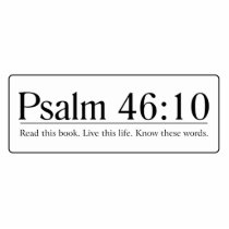 Read the Bible Psalm 46:10 Photo Cutouts