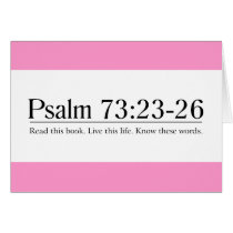 Read the Bible Psalm 73:23-26 Cards