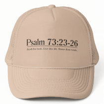 Read the Bible Psalm 73:23-26 Hat