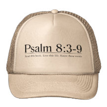 Read the Bible Psalm 8:3-9 Hat