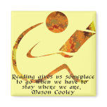 Reader Golden Quote Magnet