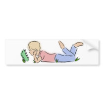Reader in Grass
