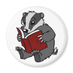 Reading Badger - Magnet