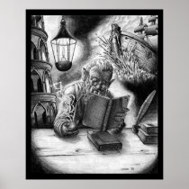 Reading Gnome Print